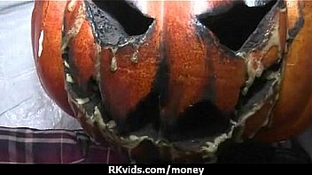 Slutty amateur babe is paid cash from some crazy public sex 11