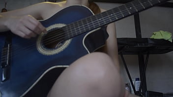 Petite Blonde Strips For Her Guitar Teacher So He Can Finish On Her Back So He Doesn't Get Her Pregnant Because He's Much Older thumbnail