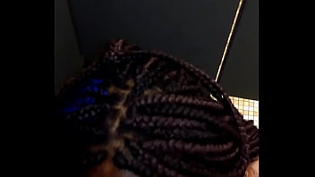 Getting head from customer at work