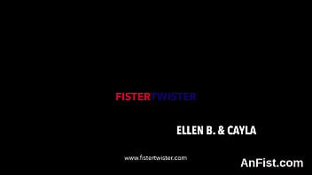 Lesbo teenie gets her shaven slit and anal fist fucked Lesbo teenie gets her shaven slit and anal fist fucked