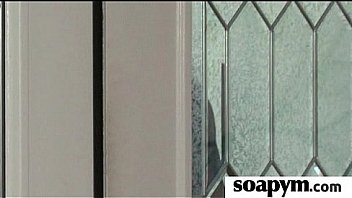 Soapy massage end with a big cumshot 7