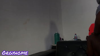 All wet pussy drip sluts gangbang with her hood boys