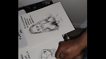 Covering the tits of women in quick sketch with cum for a finishing touch