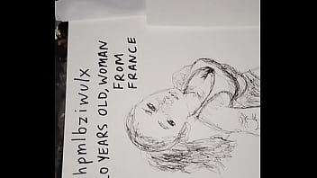 Covering the tits of women in quick sketch with cum for a finishing touch