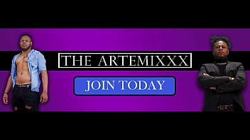 This hot threesome the artemixxx gives big cumshot to maria bose while big booty uptown bunny sucks it out