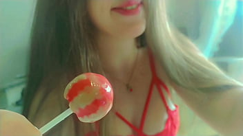 Babygirl sucking and begging for daddys cock with her cute mouth tongue out on her knees just waiting for ur load