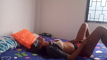 Hot latina in transit through colombia i love touching myself and exploring my saggy natural tits