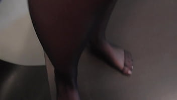 Kirstin crush stomp kick and trample the coock with her delicate nylon feet