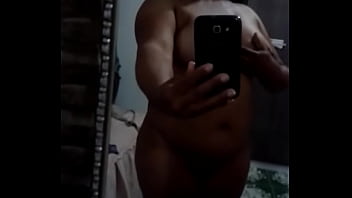 Negona bbw no espelho