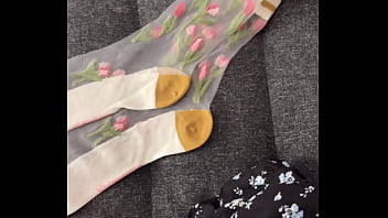 Want to see me try on these beautiful new socks