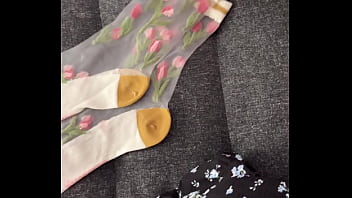 Want to see me try on these beautiful new socks