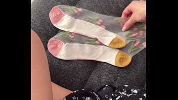 Want to see me try on these beautiful new socks