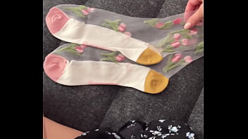 Want to see me try on these beautiful new socks