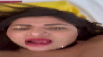 Cavalona branquinha da buceta rosada