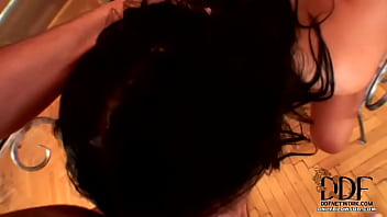 Taking it down her throat