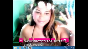 Presentacion de chica web cam en el canal