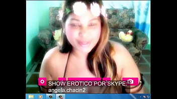 Presentacion de chica web cam en el canal