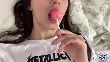 Cute Girl Play Pussy Chupa Chups Sensual Solo thumbnail