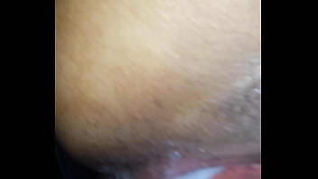 Creaming my wife with stockings pt 2