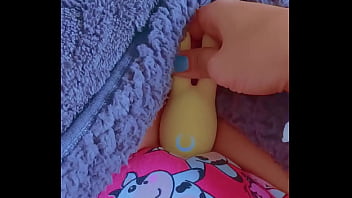 First time latina cutie’s toy tease