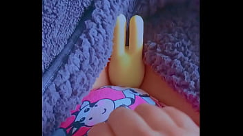 First time latina cutie’s toy tease