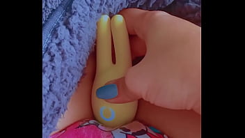 First time latina cutie’s toy tease