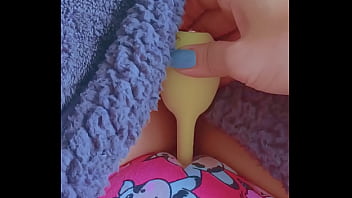 First time latina cutie’s toy tease First time latina cutie’s toy tease