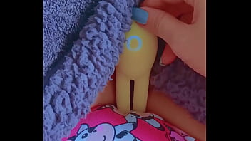 First time latina cutie’s toy tease