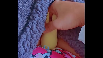 First time latina cutie’s toy tease