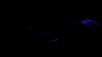 Young slut gets fucked under black light