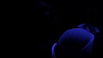 Young slut gets fucked under black light