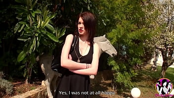 Stunning slim carla hard fucking with a hard cock guy