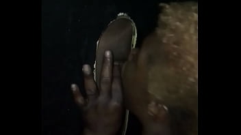 This blonde can go to town on a blow job at the glory hole