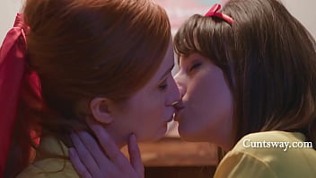 Rebelious teens scissor at a les conversions camp