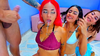 Super ruthless rough throating of these amateur latina girls