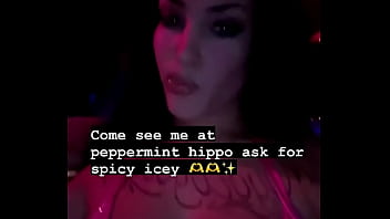 Ask for spicy come see me in person stripping at the peppermint hippo 1531 las vegas blvd s las vegas nv 89