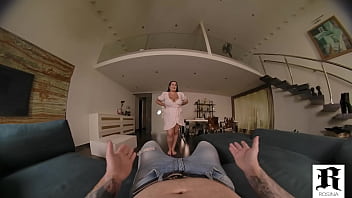 Mike hell lounges on the couch dick already twitching in an