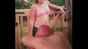 Cumshot tribute to alecia