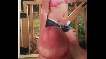 Cumshot tribute to alecia