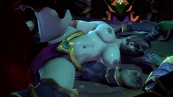 Dreadlord jaina getting some hotness right in the back door looks like a good time