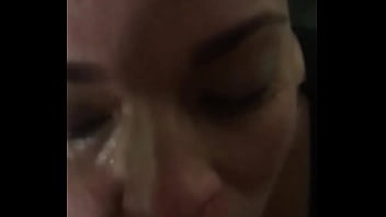 Learning how to do hard deep throat latina