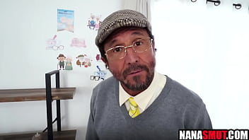 Step grandpa asked to fuck step grandmother with him