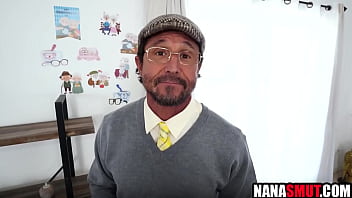 Step grandpa asked to fuck step grandmother with him