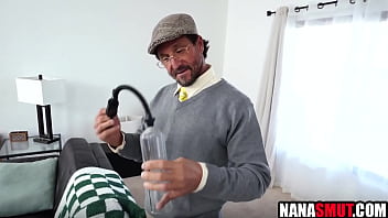 Step grandpa asked to fuck step grandmother with him