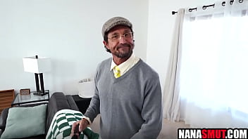 Step grandpa asked to fuck step grandmother with him