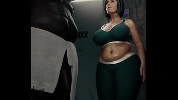 Gorda es educada por un gordo