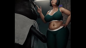 Gorda es educada por un gordo