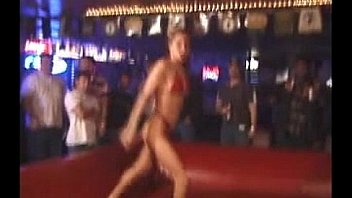 Bouncy mat oil wrestling pins compilation