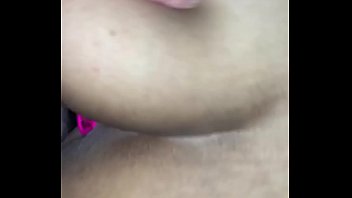 Cream pie with sex toy interracial couple