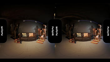 Two milfs bang a 18teen with strap on